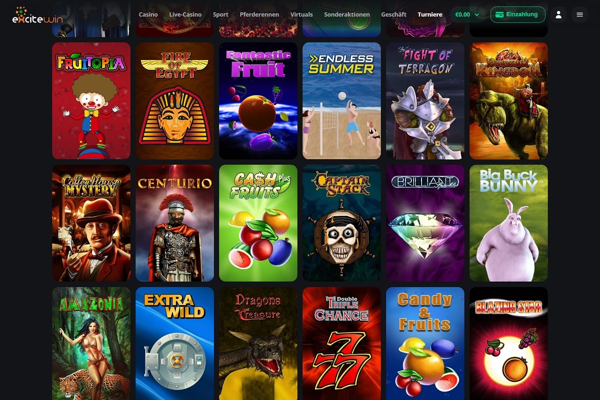 Merkur Slots ohne Limits bei ExciteWin