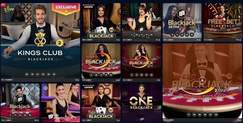 Screenshot des Casino-Angebots bei Dreambet